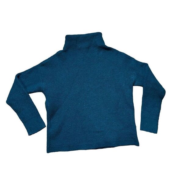 Madewell Southfield Mockneck Sweater Wool Blend sz Small Green - Picture 2 of 9